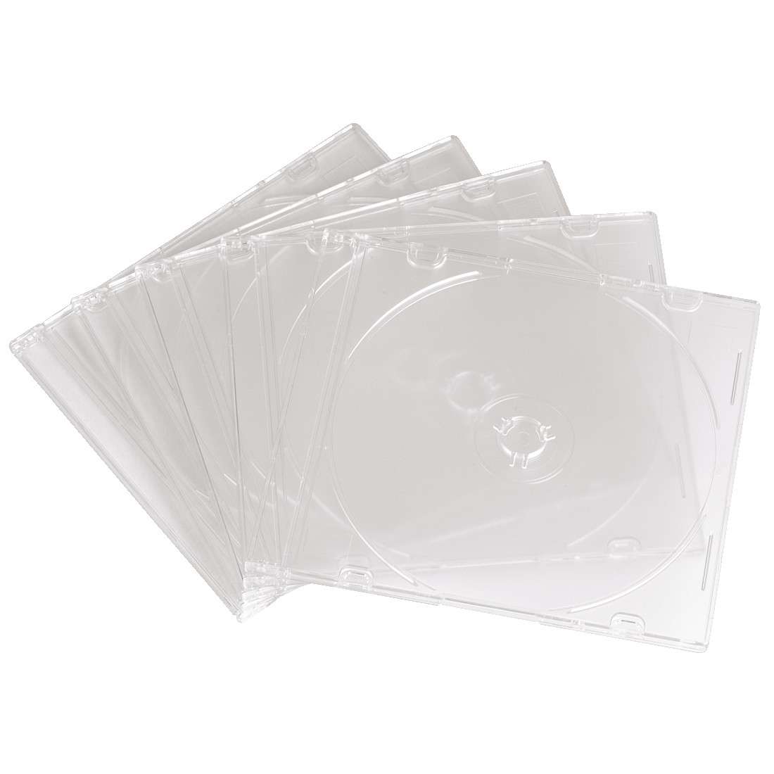 CD-Leerhülle Slim, 25er-Pack, Transparent