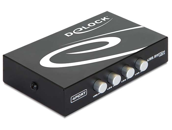 Delock Switch 4-port USB manuell
