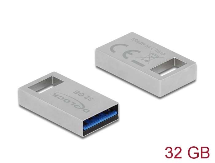 Delock USB 3.2 Gen 1 Speicherstick 32 GB - Metallgehäuse