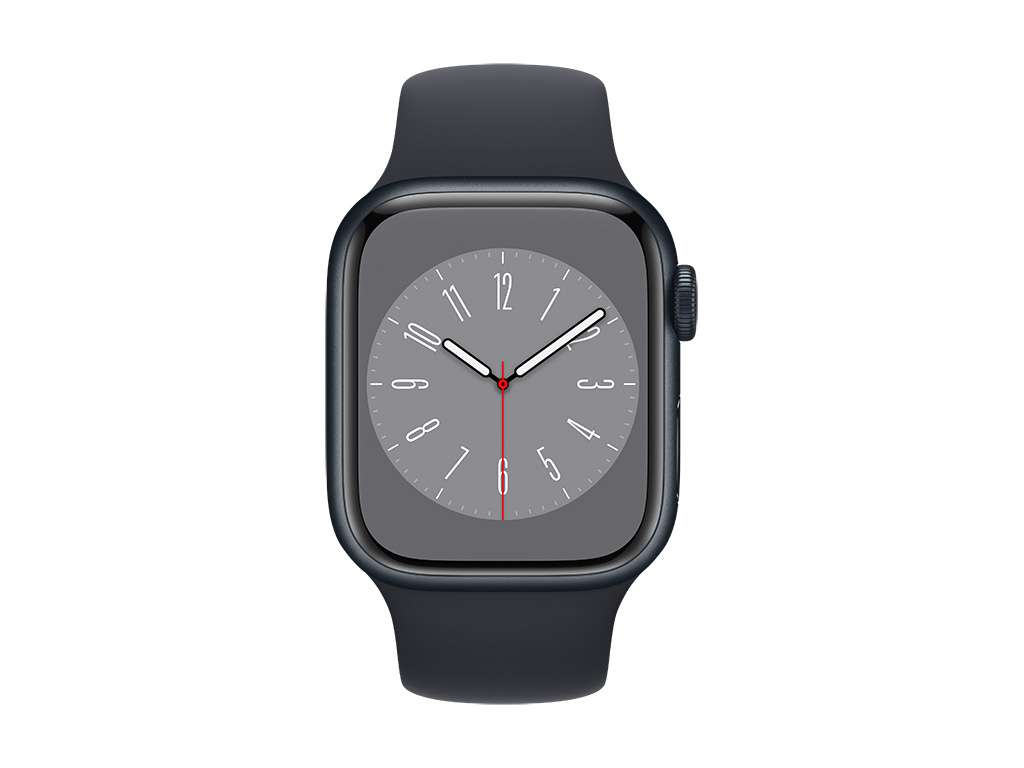 Apple Watch S8 Aluminium 41mm Mitternacht Sportarmband Mitternacht
