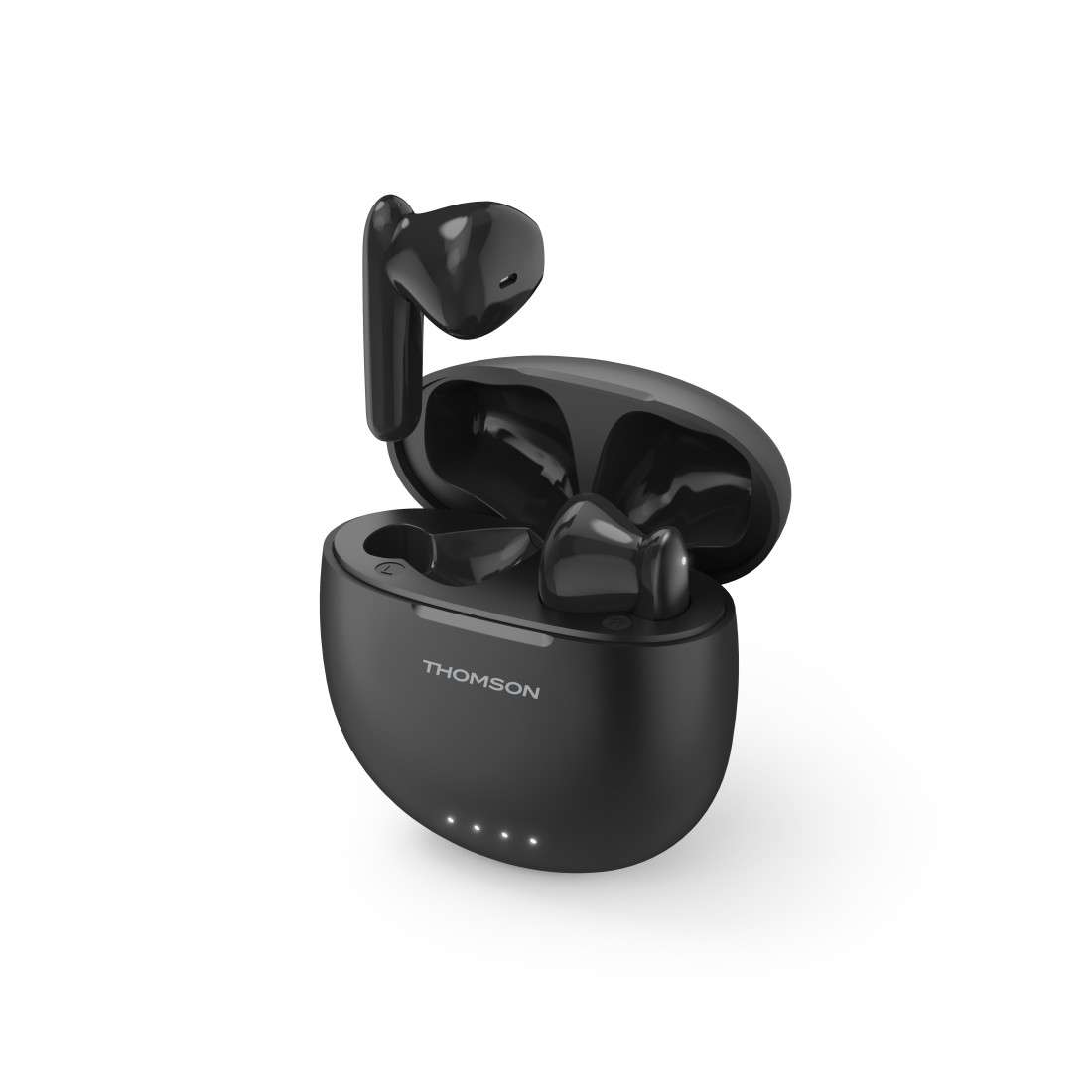 THOMSON (LIZENZMARKE) WEAR77032BK Bluetooth®-Kopfhörer, Earbuds, TWS, Mikrofon, Schwarz