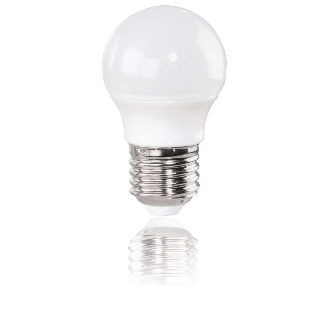 LED-Lampe, E27, 470lm ersetzt 40W, Tropfenlampe, matt, Warmweiß