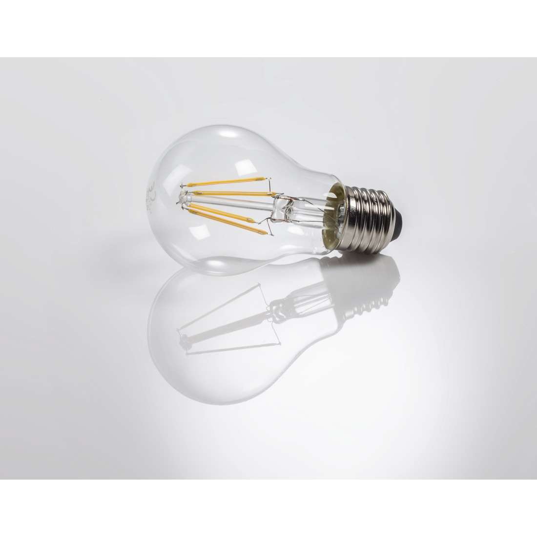 LED-Filament, E27, 470lm ersetzt 40W, Glühlampe, Warmweiß, Klar