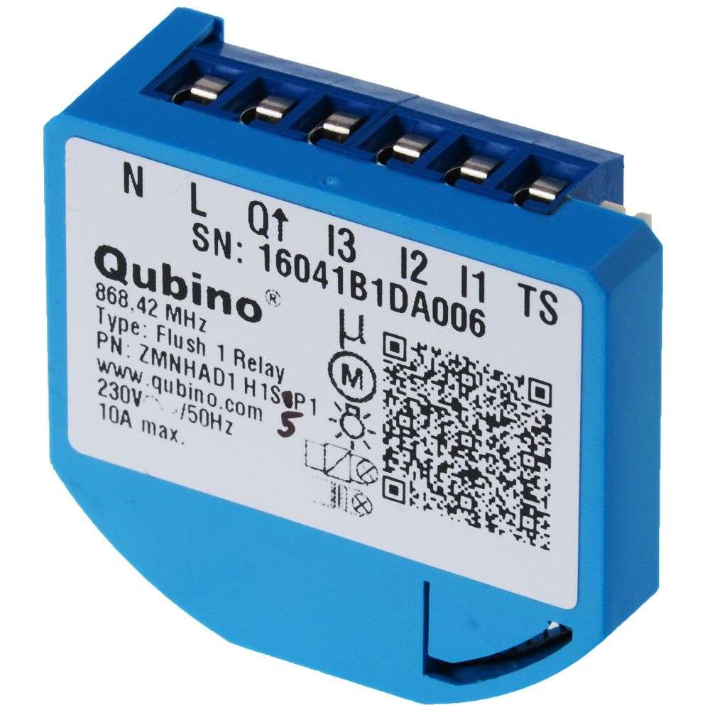 Qubino Flush 1 Schalter Relais Unterputz-Mikromodul EU