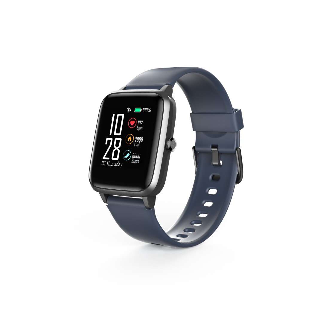 HAMA Smartwatch Fit Watch 4900, wasserdicht, Schritte, Herzfrequenz, Kalorien