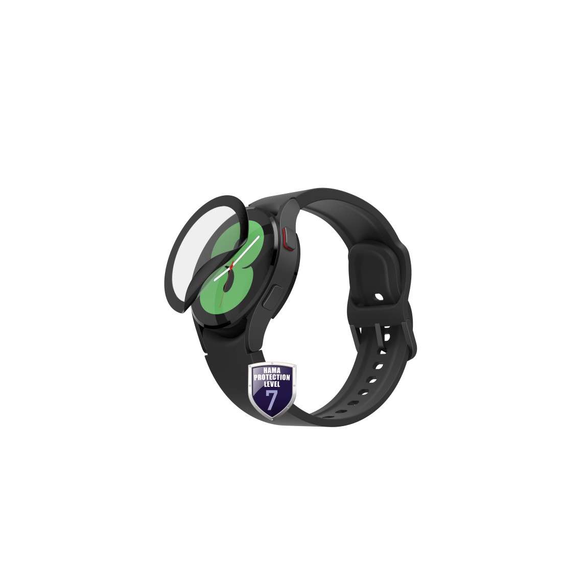 HAMA Displayschutz Hiflex für Samsung Galaxy Watch 4/5, 44 mm