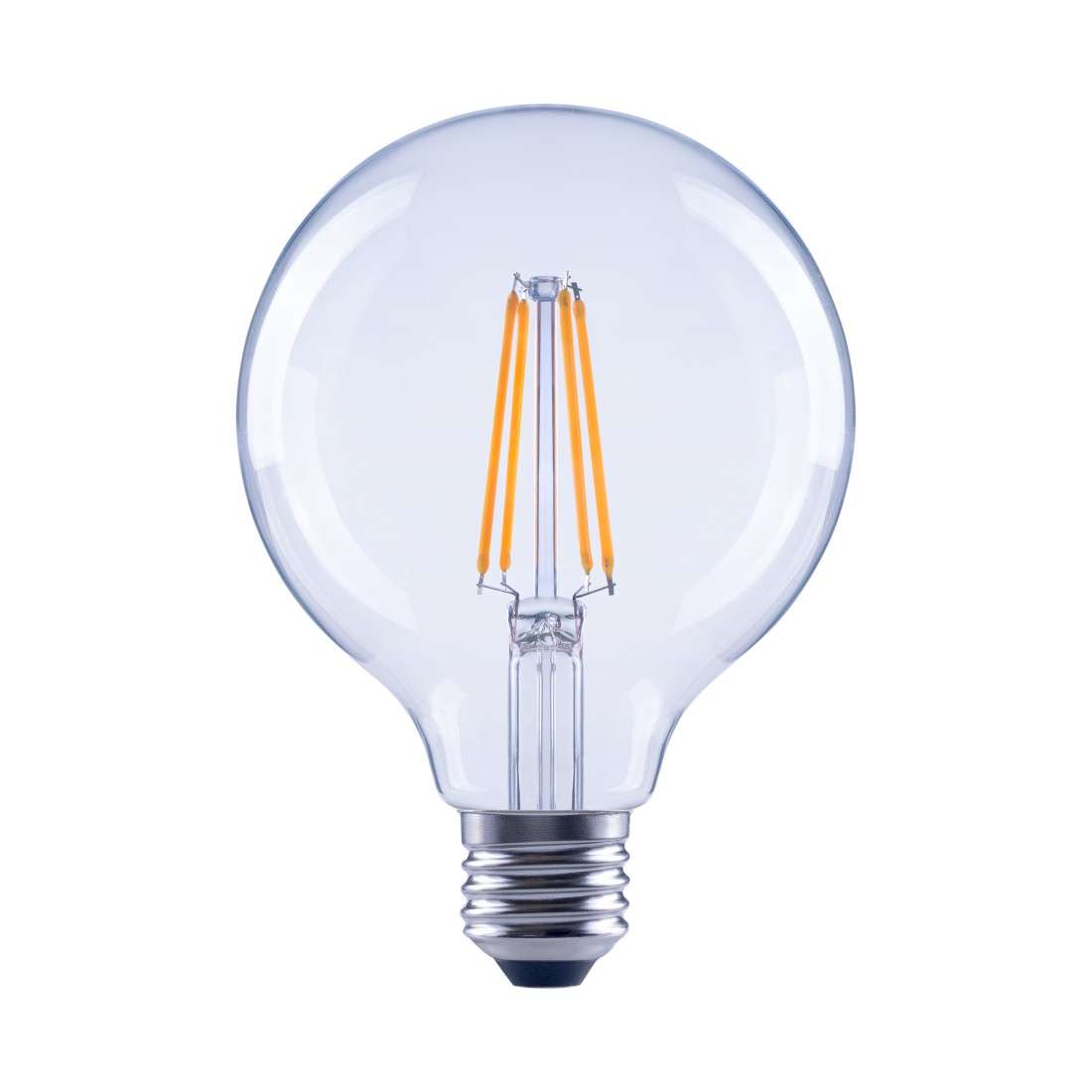 LED-Filament, E27, 806lm ersetzt 60W Globelampe, G95, klar, Warmweiß