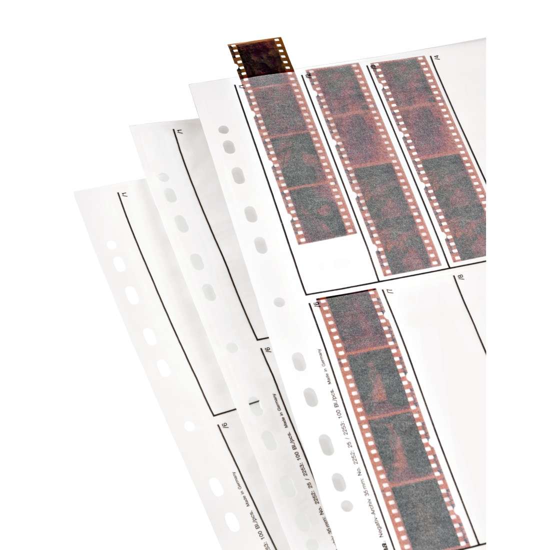HAMA Negativ-Hüllen, Pergamin, 10 Streifen à 4 Negative, 24x36 mm, 25 St.