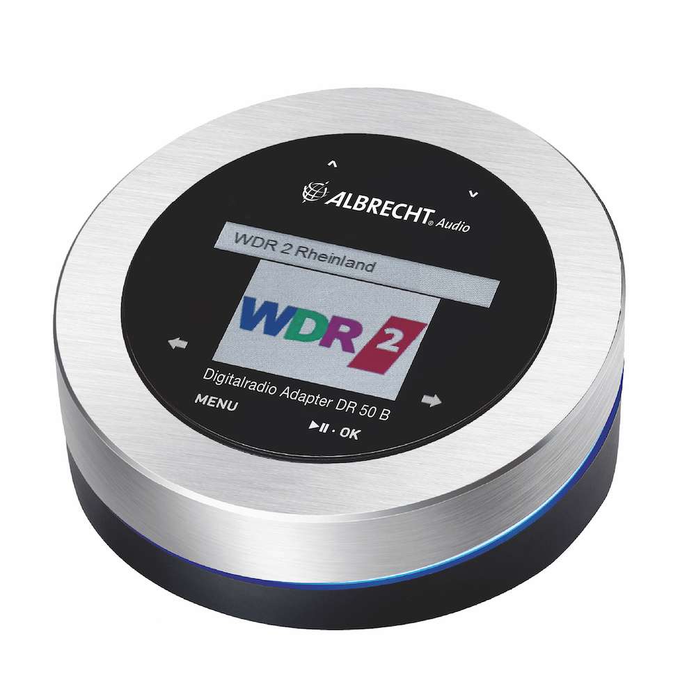Albrecht DR 50 B, DAB+/UKW Radio-Adapter mit Bluetooth inkl. Farbdisplay,