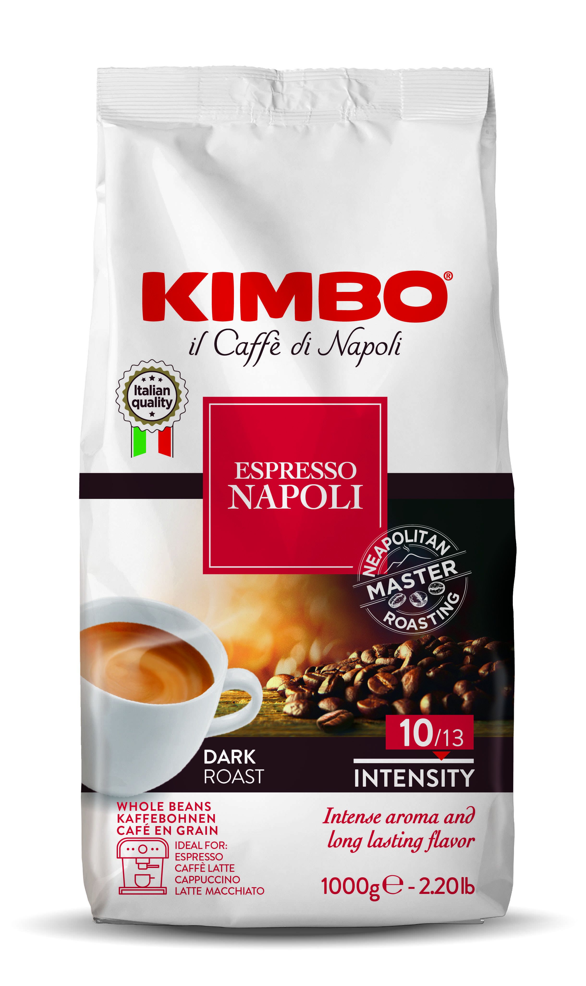 KIMBO S.p.A. Espresso Napoli ganze Kaffeebohnen 1kg