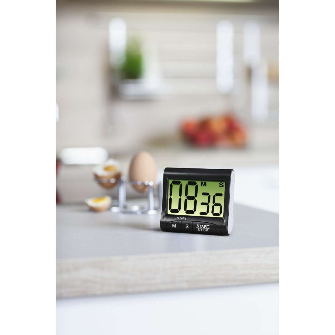 Küchentimer Countdown, digital, Schwarz