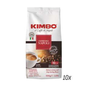 KIMBO S.p.A. Espresso Napoli ganze Kaffeebohnen 10 x 1 kg