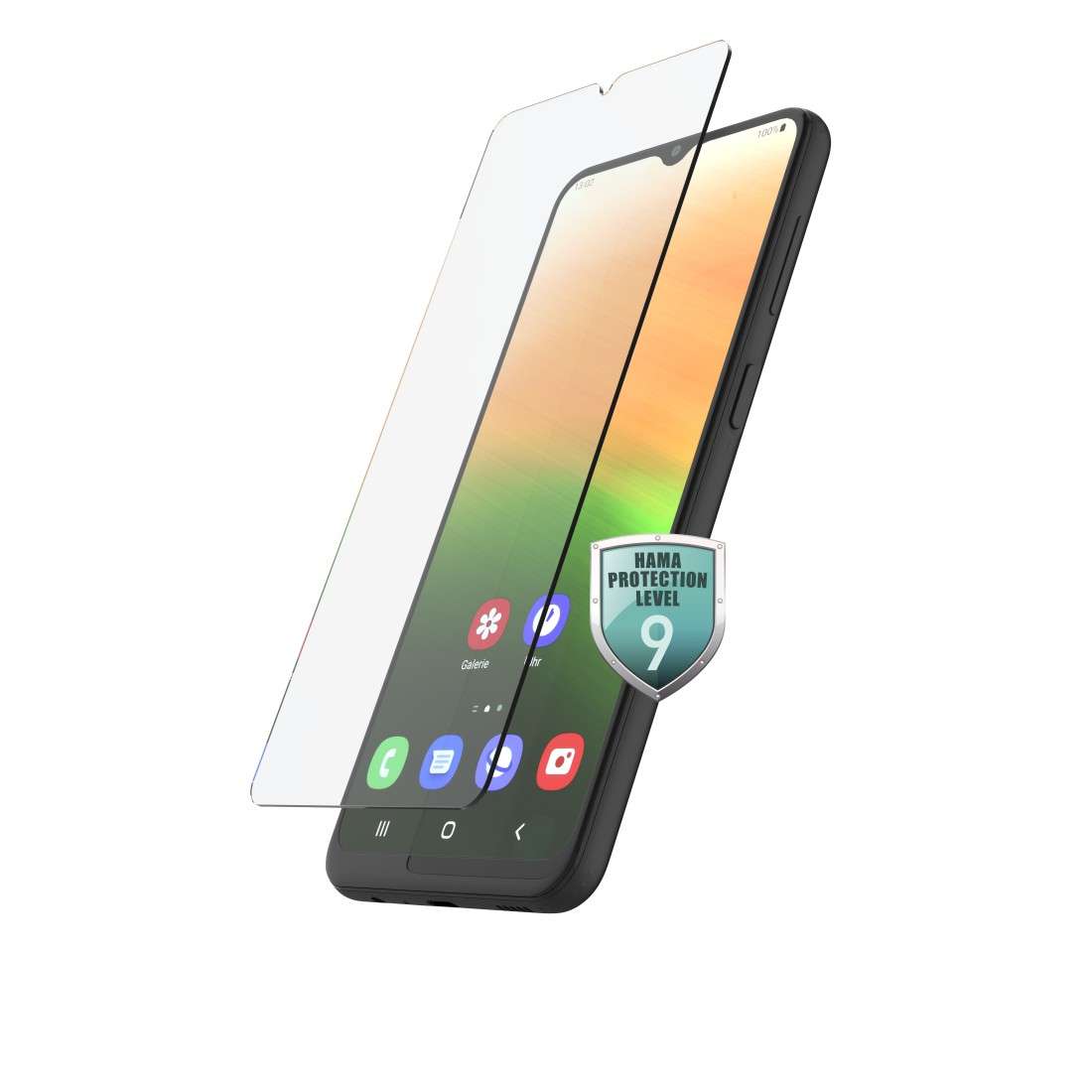 HAMA Echtglas-Displayschutz Premium Crystal Glass für Samsung Galaxy A34 5G