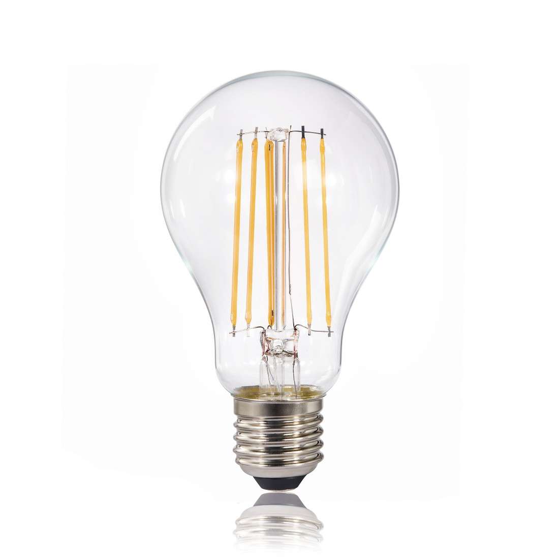 LED-Filament, E27, 1521lm ersetzt 100W, Glühlampe, Warmweiß, klar