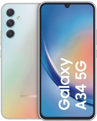 Telekom-Aktion Samsung Galaxy A34 5G 128GB Awesome Silver