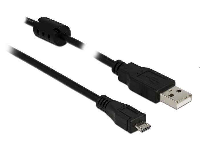 Delock Kabel USB 2.0-A Stecker zu USB-micro B Stecker 1m