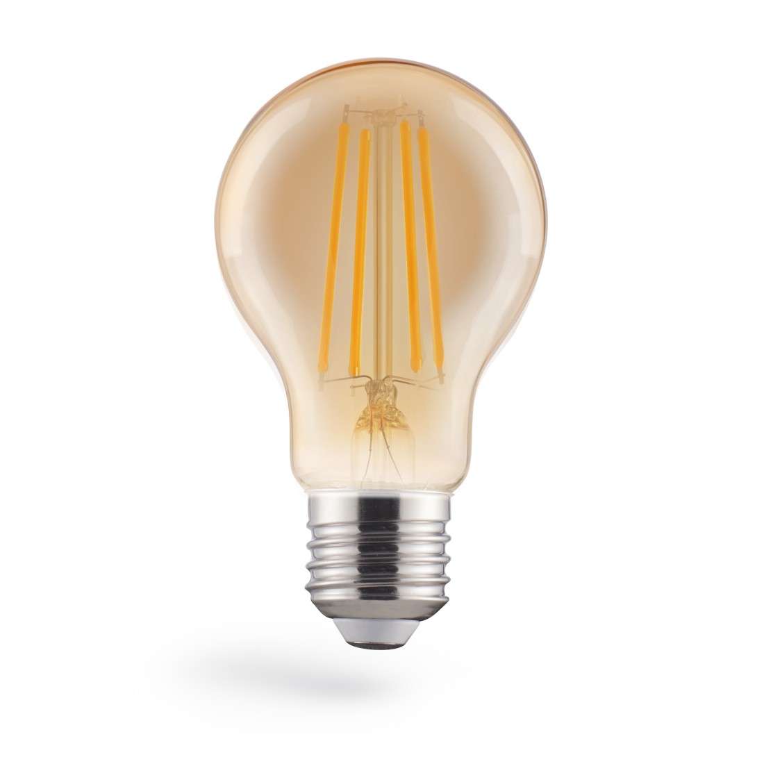XAVAX LED -Filament, E27, 600lm 8W, Vintage-Lampe Glühlampe, dimmbar, Warmweiß