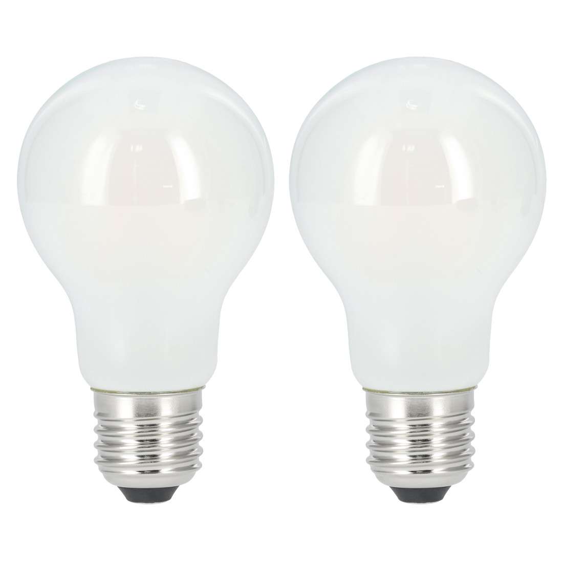 XAVAX LED-Filament, E27, 806lm ersetzt 60W, Glühlampe, Matt, Warmweiß, 2 Stück