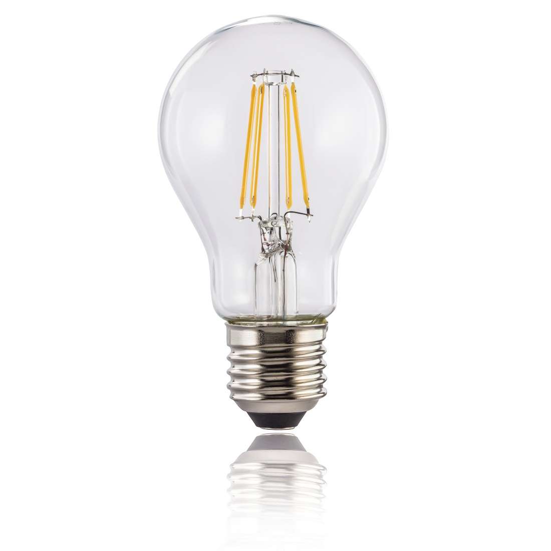 LED-Filament, E27, 1521lm ersetzt 100W, Glühlampe, Warmweiß, klar, dimmbar