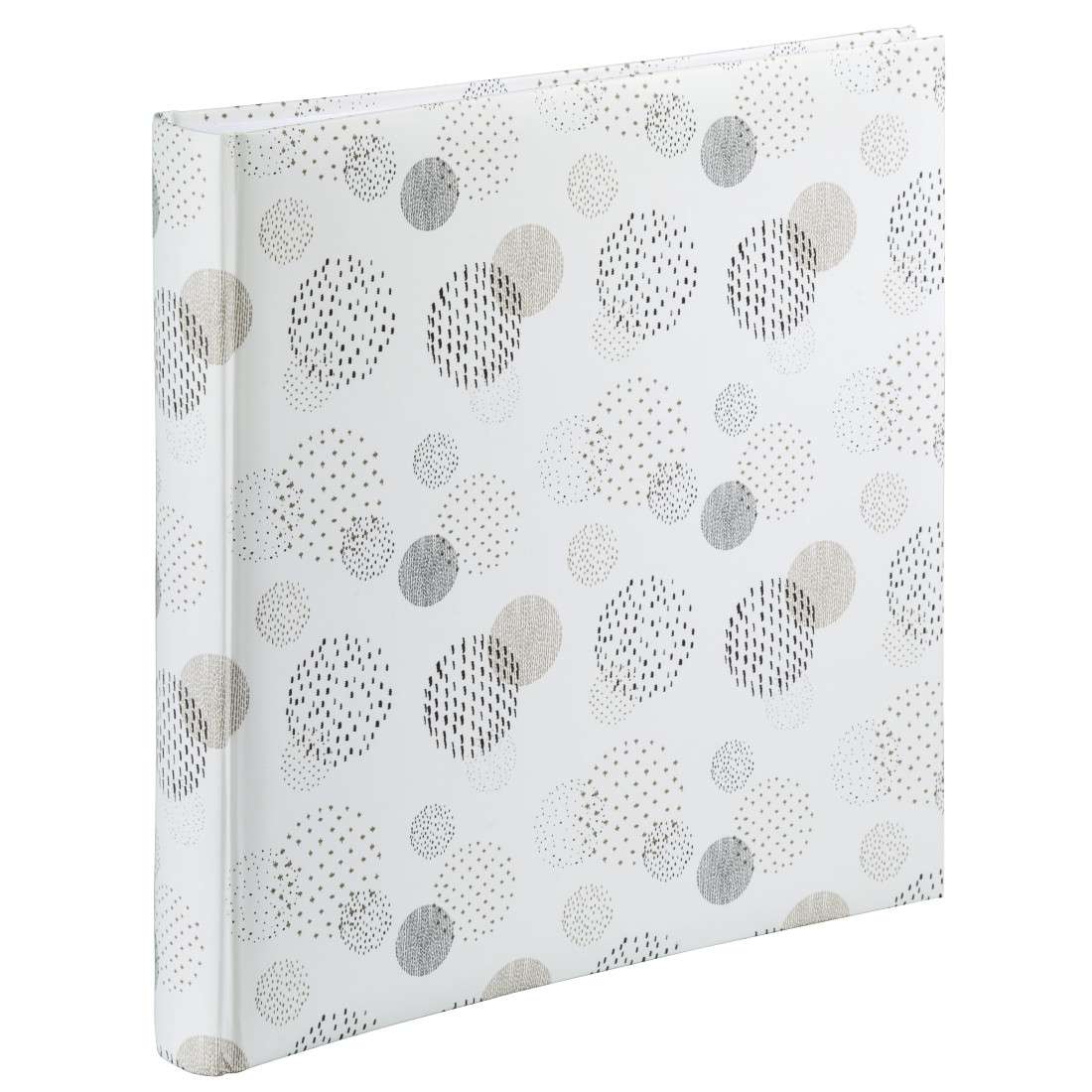 HAMA Jumbo-Album Graphic, 30x30 cm, 80 weiße Seiten, Dots