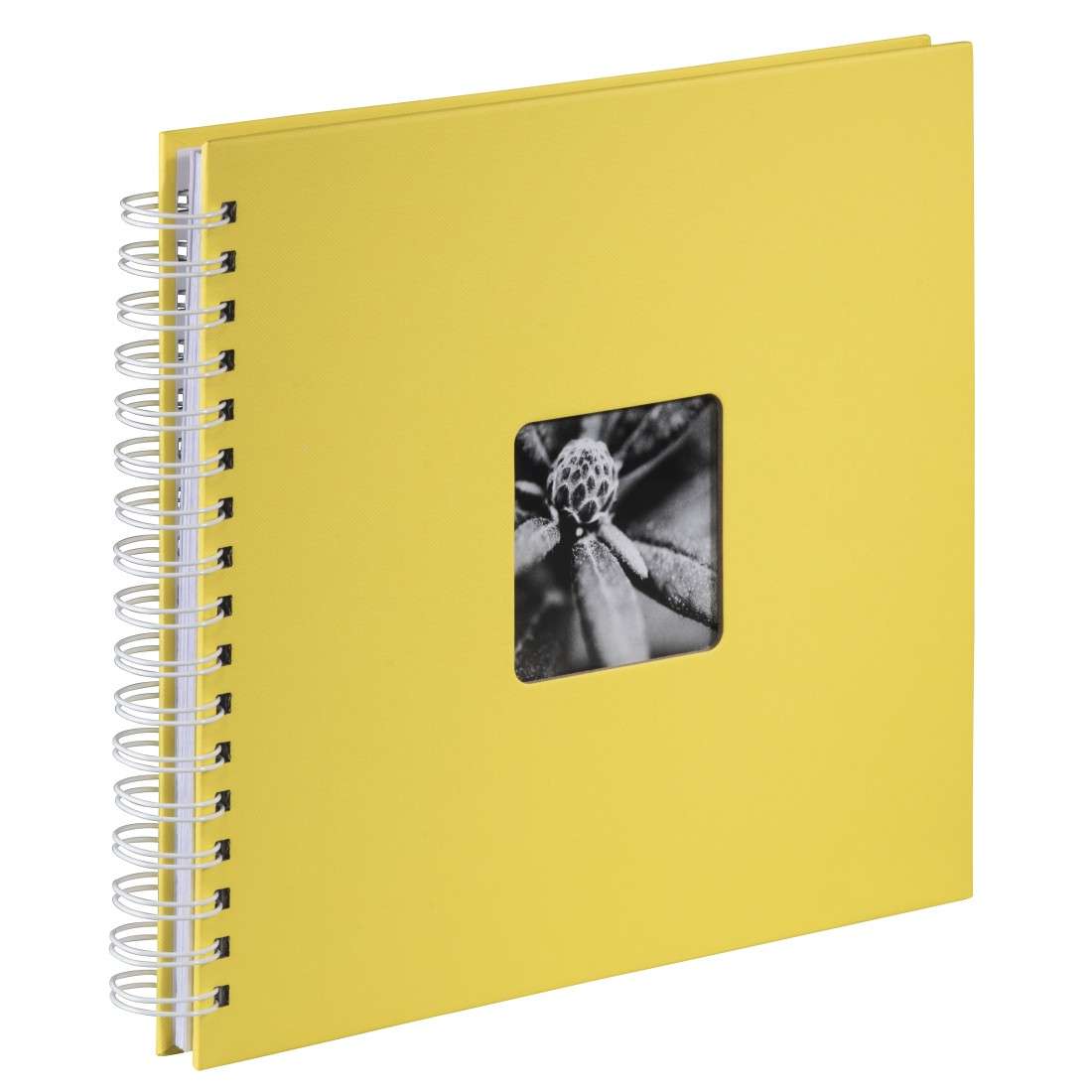 HAMA Spiral-Album Fine Art, 28x24 cm, 50 weiße Seiten, Gelb