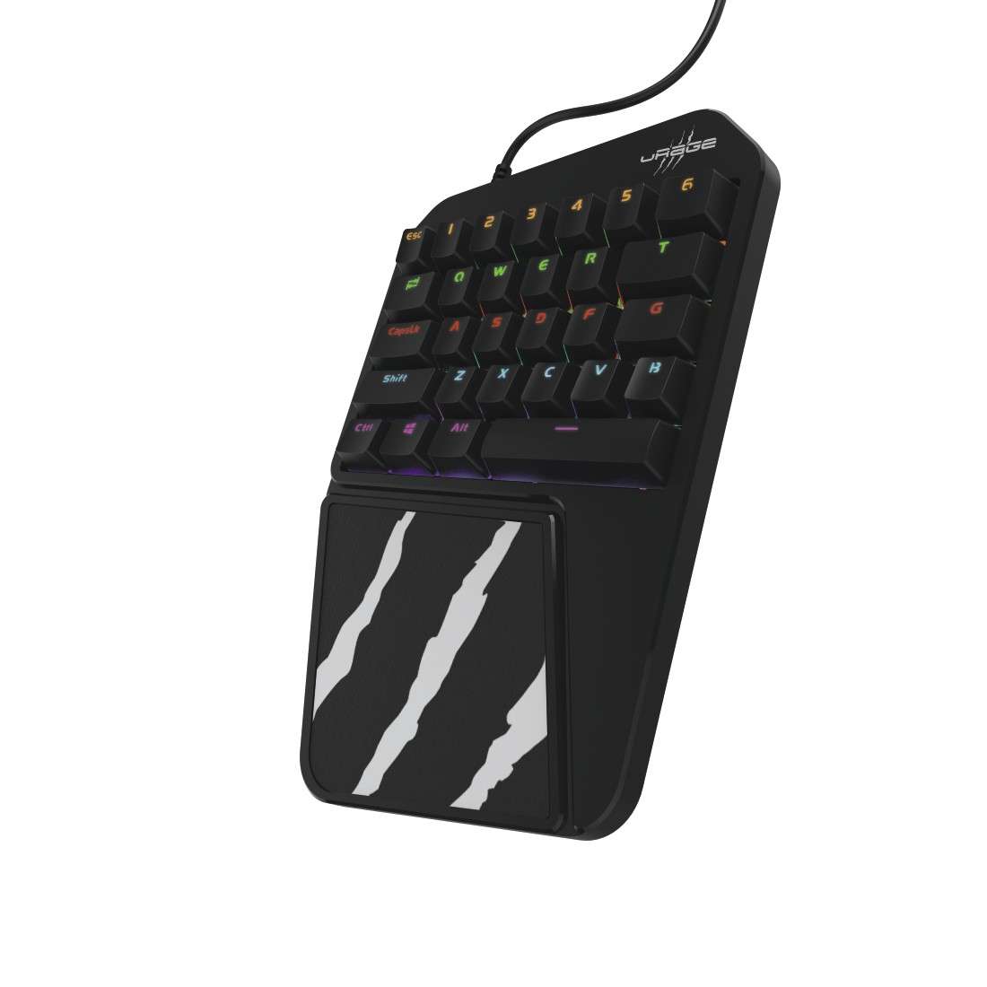 URAGE Mobile Gaming-Keyboard Exodus 410 One-Handed