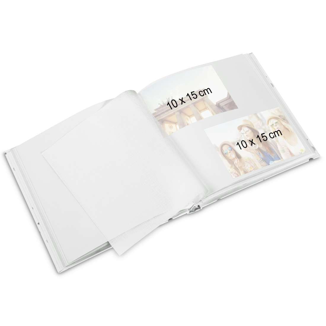 Buch-Album To The Moon, 25x25 cm, 50 weiße Seiten