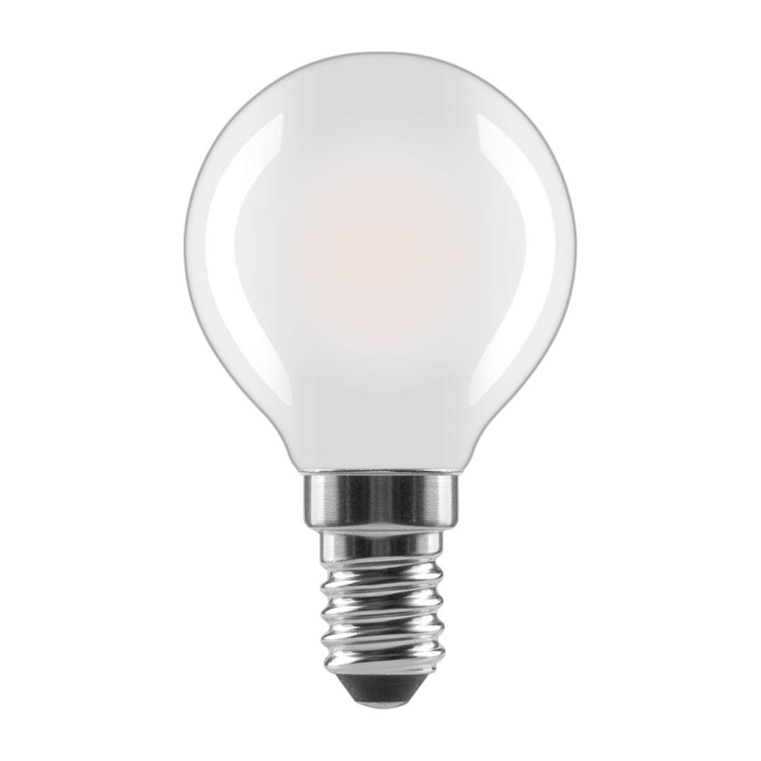 XAVAX LED-Filament, E14, 470lm ersetzt 40W, Tropfenl., Warmweiß, Matt, RA90, dimm