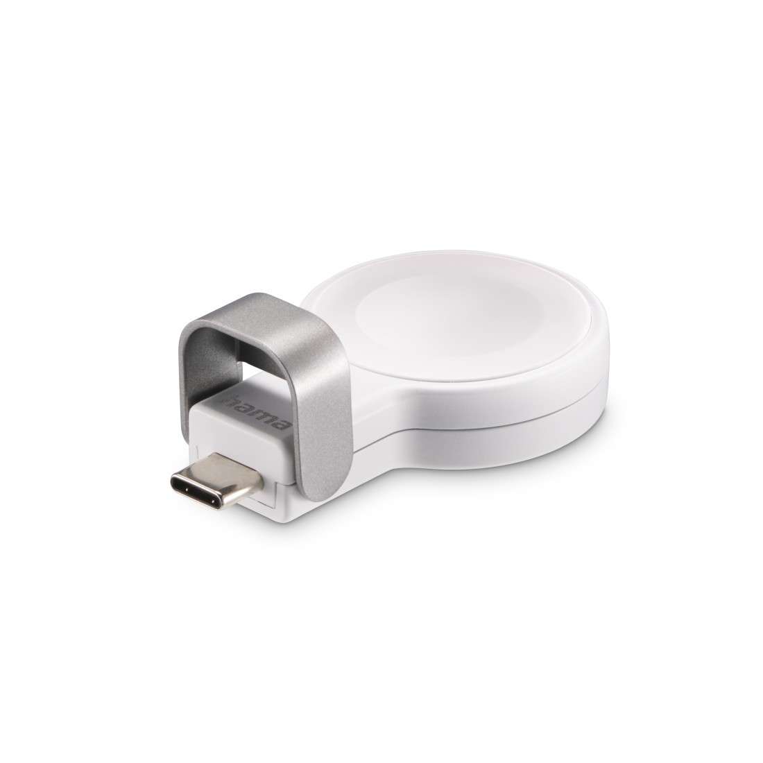 HAMA Apple Watch Ladegerät f. kabelloses Laden, USB-C-Ladestation magnetisch, WS