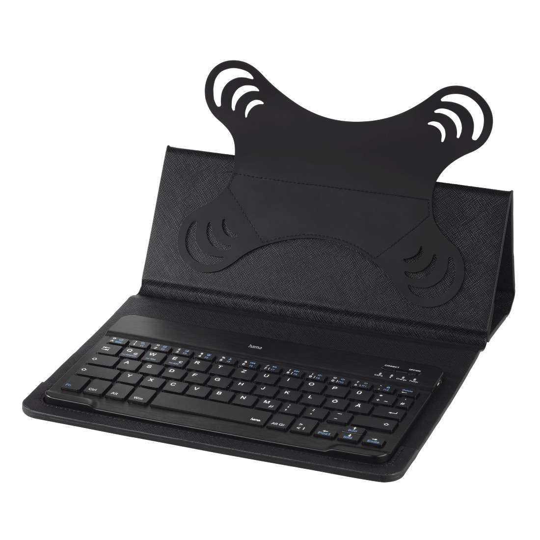 HAMA Bluetooth®-Tastatur mit Tablet-Tasche KEY4ALL X3100, Schwarz, QWERTZ