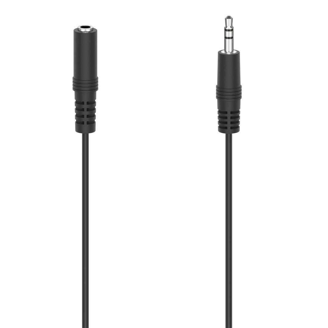 HAMA Audio-Kabel, 3,5-mm-Klinken-Stecker/Kupplung, Stereo, 5,0 m