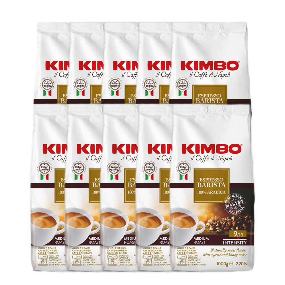 Espresso Barista 100% Arabica ganze Kaffeebohnen 10 x 1kg